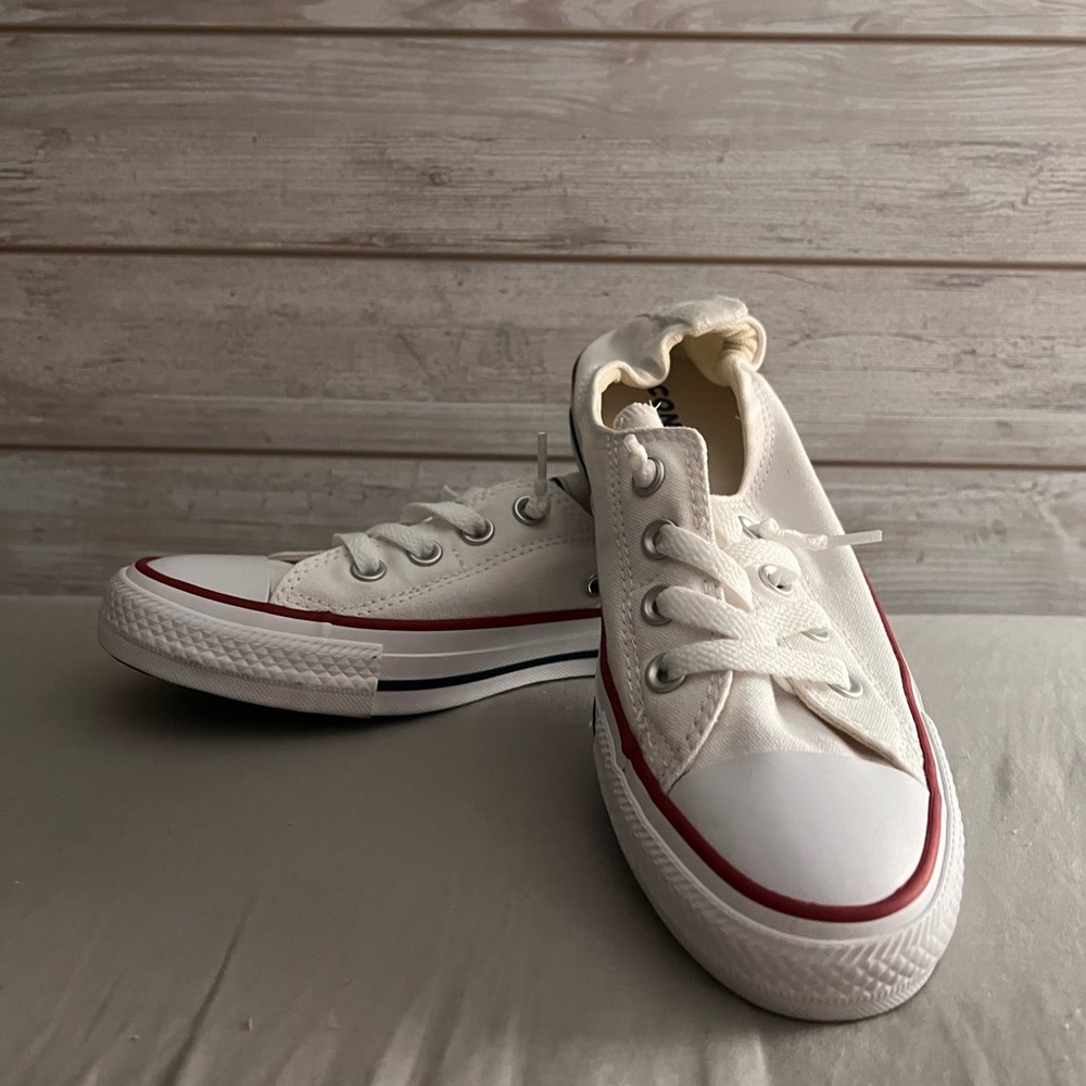 White Low Top Converse